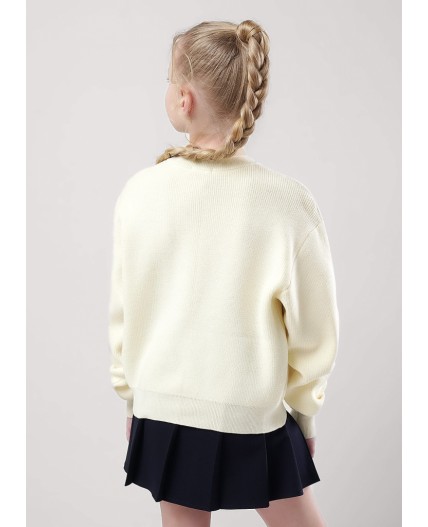CLE Джемпер дев. 904471ха, молочный
