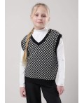 CLE Жилет дев. 904466ха, чёрный/молочный