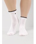 CLE Носки дет.С15808 24 школа хл+эл, белый