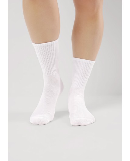 CLE Носки дет.С15811 20-22,22 школа хл+эл, белый