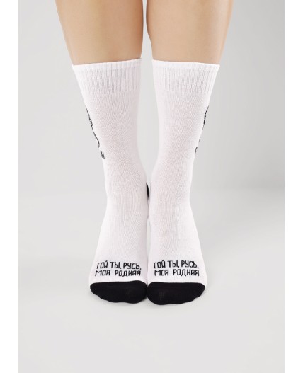 CLE Носки дет.С15812 20-22,22 школа хл+эл, белый