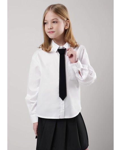 CLE Блузка дев. 753217пп школа, белый