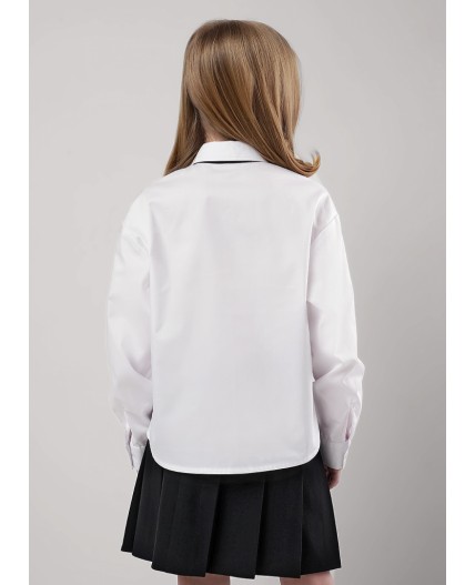 CLE Блузка дев. 753217пп школа, белый