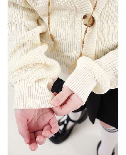 CLE Жакет дев. 904440ха, молочный