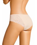 CLE B1166 Трусы жен. Кружево хлопок, св.бежевый