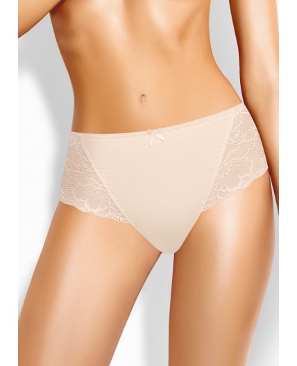 CLE C1166 Трусы жен. Кружево хлопок, св.бежевый