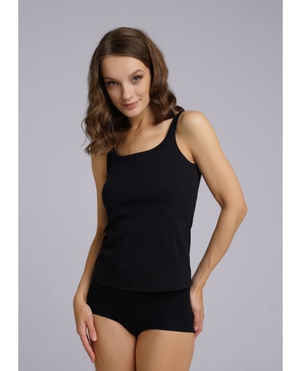 CLE LM010-1бк Майка жен. ЧБ база, чёрный