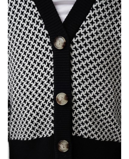 CLE Жакет дев. 904467ха, чёрный/молочный