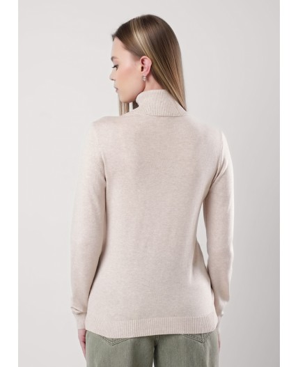 CLE Джемпер жен. 352795ха, меланж св.бежевый