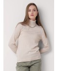 CLE Джемпер жен. 352795ха, меланж св.бежевый