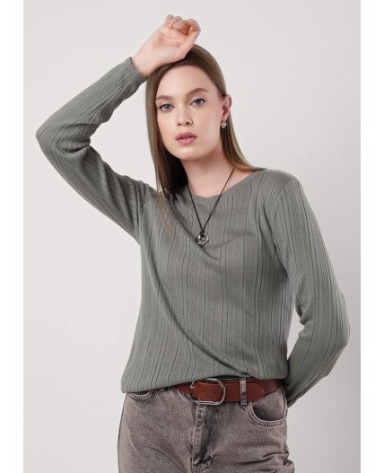 CLE Джемпер жен. 354470ха, зелёный