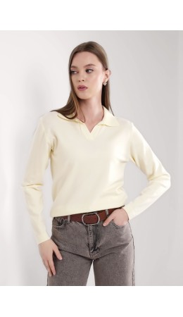 CLE Джемпер жен. 354479вн, молочный