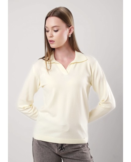 CLE Джемпер жен. 354479вн, молочный