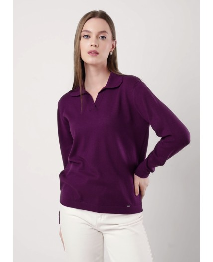 CLE Джемпер жен. 354479вн, т.фиолетовый