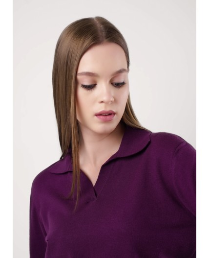 CLE Джемпер жен. 354479вн, т.фиолетовый
