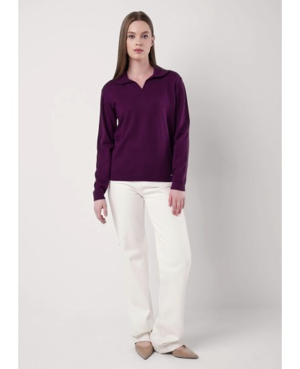 CLE Джемпер жен. 354479вн, т.фиолетовый