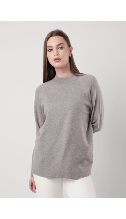 CLE Джемпер жен. 354480вн, меланж серый
