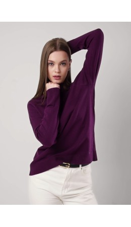 CLE Джемпер жен. 354480вн, т.фиолетовый