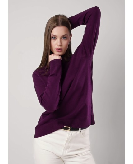 CLE Джемпер жен. 354480вн, т.фиолетовый