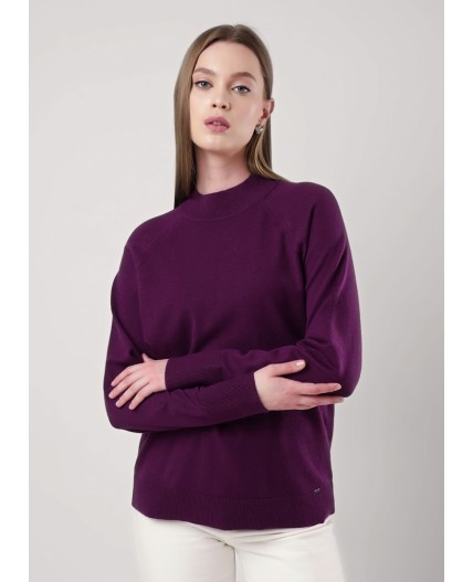 CLE Джемпер жен. 354480вн, т.фиолетовый