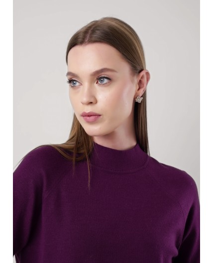 CLE Джемпер жен. 354480вн, т.фиолетовый