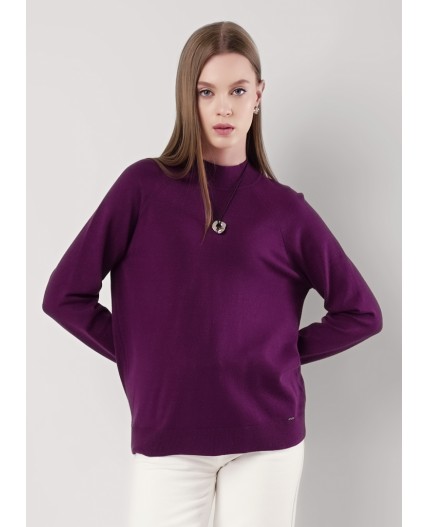 CLE Джемпер жен. 354480вн, т.фиолетовый