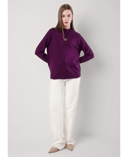 CLE Джемпер жен. 354480вн, т.фиолетовый