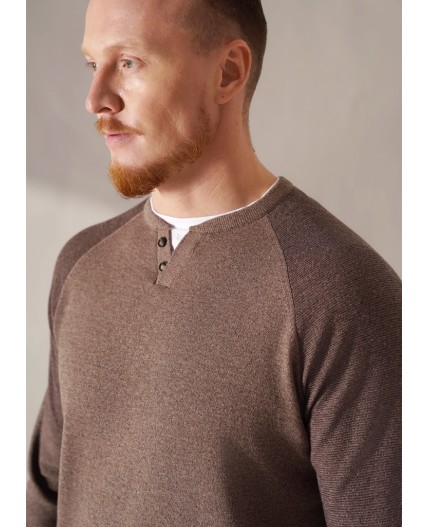 CLE Джемпер муж. 454407хпэ maxi, мулине коричневый