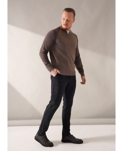 CLE Джемпер муж. 454407хпэ maxi, мулине коричневый