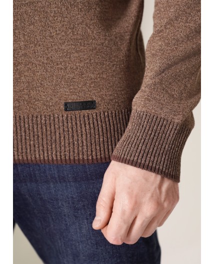 CLE Джемпер муж. 654174хпэ, мулине коричневый