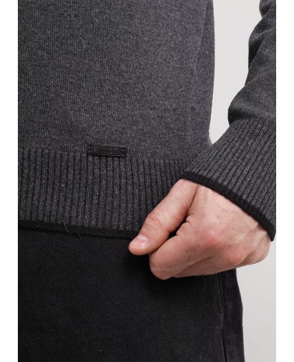 CLE Джемпер муж. 654174хпэ, мулине т.серый