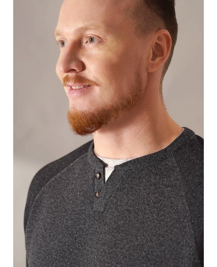 CLE Джемпер муж. 654407хпэ, мулине т.серый