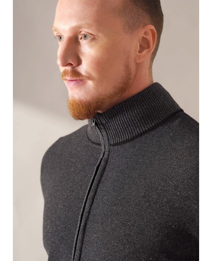 CLE Жакет муж. 654399хпэmaxi, мулине т.серый