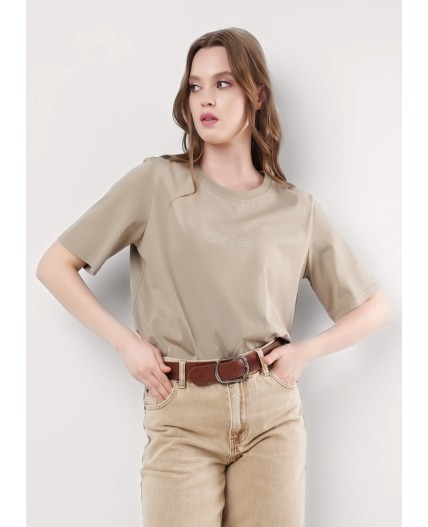 CLE Футболка жен. 356870кк, бежевый