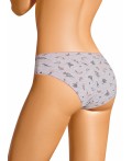 CLE B1171 Трусы жен. Тиара, меланж св.серый/розовый