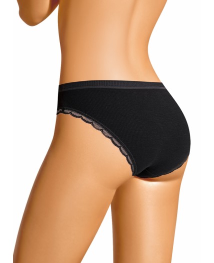 CLE B025 Трусы жен. База кашкорсе, чёрный