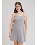CLE LS15-1176 Сорочка ночн. жен. Экрю, серый