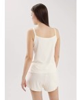 CLE LSET025 Пижама жен. База кашкорсе, молочный