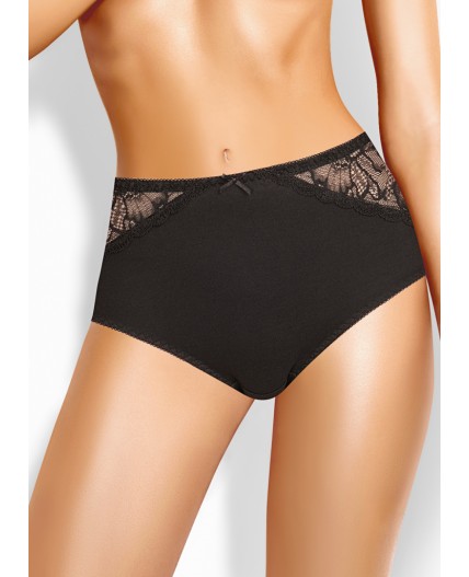 CLE M1166 Трусы жен. Кружево хлопок, чёрный