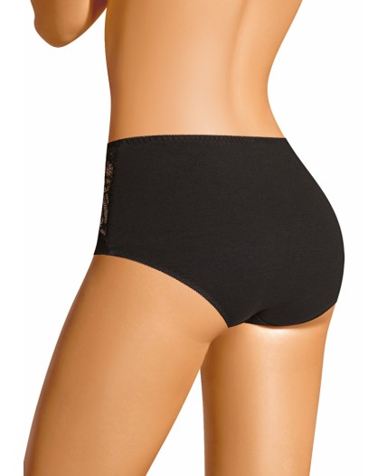CLE M1166 Трусы жен. Кружево хлопок, чёрный