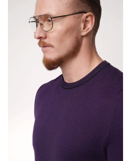CLE Джемпер муж. 654350ха, т.фиолетовый