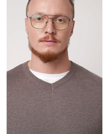 CLE Джемпер муж. 654362ха, меланж бежевый