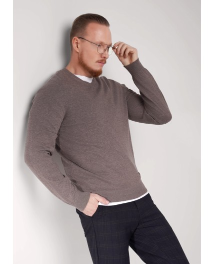 CLE Джемпер муж. 654362хаmaxi, меланж бежевый