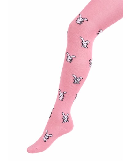 CLE Колготки дет.КД1316 116-128 дев хл+эл, розовый