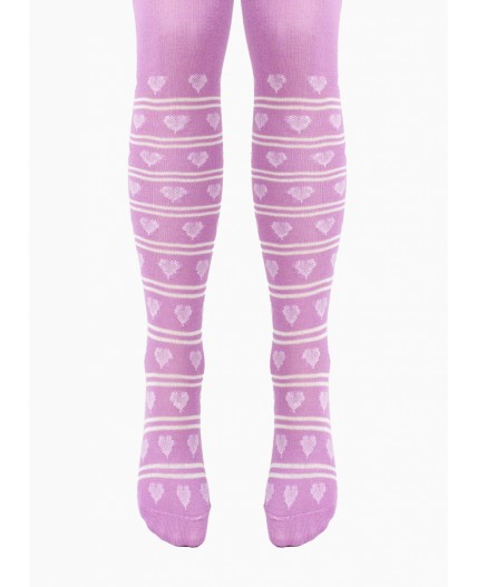 CLE Колготки дет.КД4405 116-128 дев хл+эл, св.фиолетовый