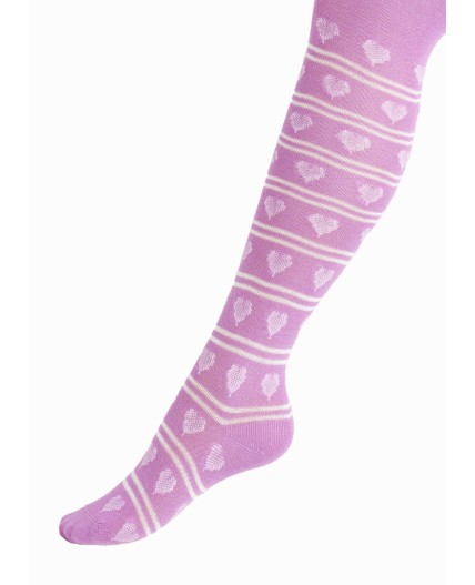 CLE Колготки дет.КД4405 92-110 дев хл+эл, св.фиолетовый