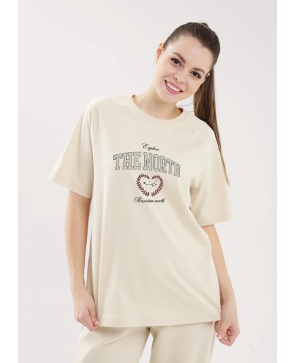 CLE LF15-100/1 Футболка жен., св.бежевый