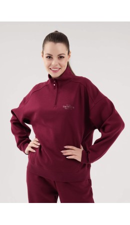 CLE LH15-100 Джемпер жен., т.бордовый