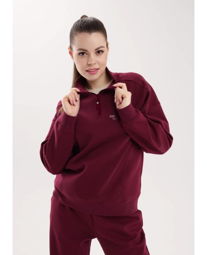 CLE LH15-100 Джемпер жен., т.бордовый