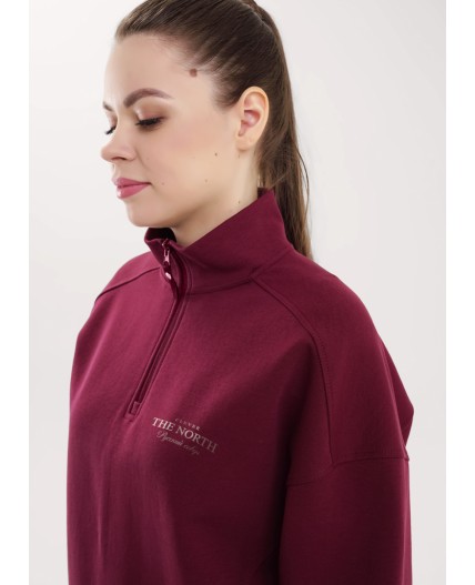 CLE LH15-100 Джемпер жен., т.бордовый